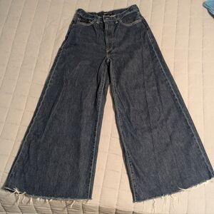 LEVI'S Made & Crafted Full Flare Dark Blue Jeans